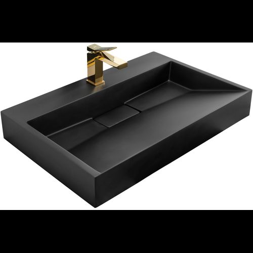 Vasque en conglomérat Goya Black Mat 100CM